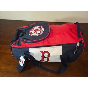 Boston Red Sox MLB Duffle Bag Medium 22" Travel Gym Sports Luggage Red Blue Navy